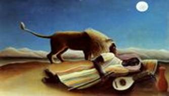 Sleeping Gypsy - Henri Julien  Rousseau - www.henrirousseau.org