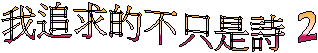 我追求的不只是詩 2